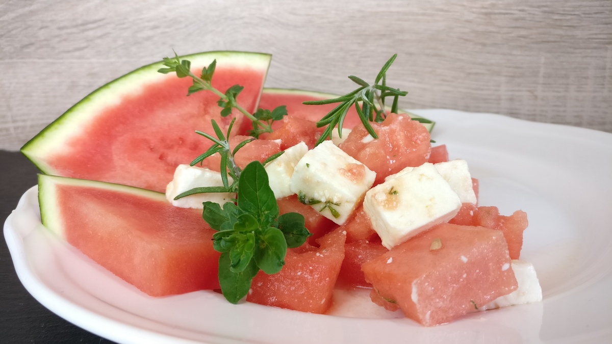 Melonen-Feta-Salat | Genusslieben.de